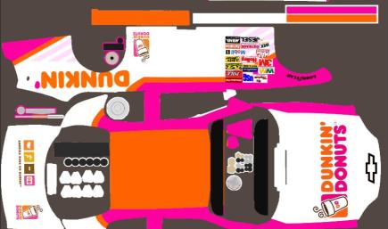 Dunkin Donuts Gen 4 Monte Carlo 2003 SS Paint