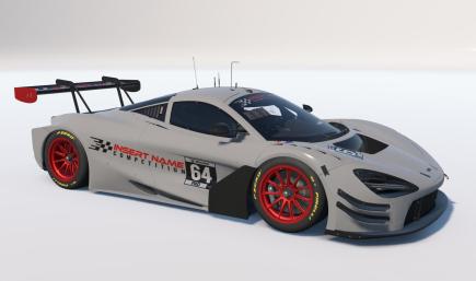INSERT NAME COMPETITION - McLaren 720s GT3 EVO