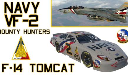 US Navy VF-2 Bounty Hunters F-14 Tomcat Fighter Jet 