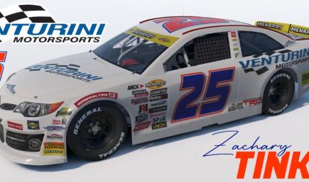 Venturini Motorsports #25 retro/throwback concept (Orange roof numbers)