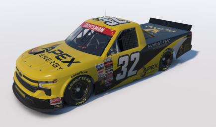 Almost Fast Motorsports Black/Yellow - Apex Energy Sponsorship