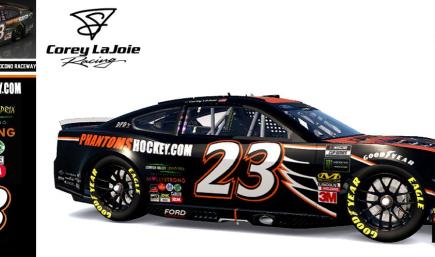 2017 BKR # 23 Corey LaJoie / Phantoms Hockey Ford Mustang Dark Horse at Pocono.