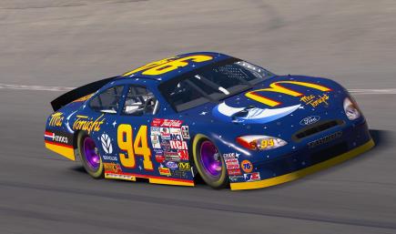 Bill Elliott Mac Tonight SS Sim Stamp
