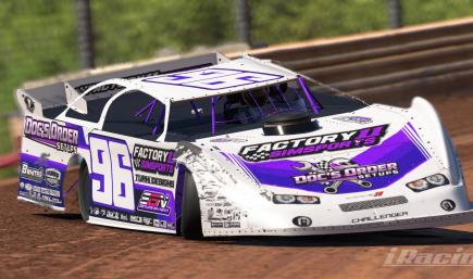 Dr. Robert Breneman #96 Factory 11 Sim Sports Dirt Late Model