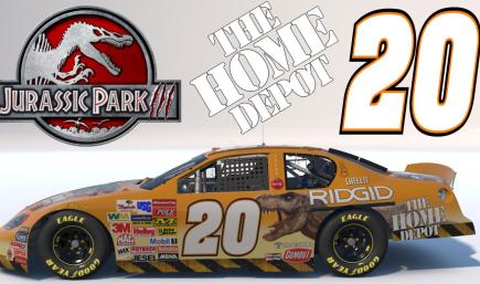Tony Stewart Jurassic Park 3 Custom Number