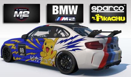 BMW M2 CS Racing Pikachu