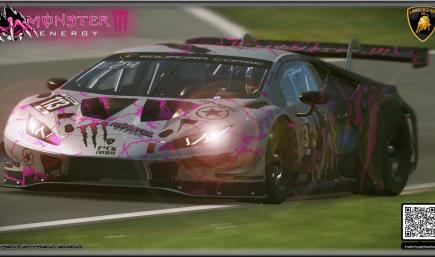 The Pink Monster Lamborghini EVO GT3