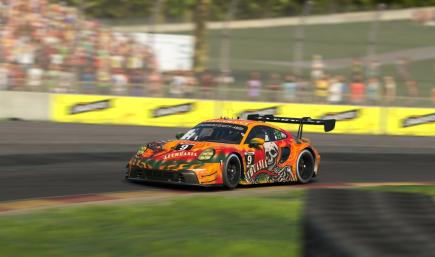 Porsche 911 GT3 R Lithuania Tie-Die Skeleton Livery