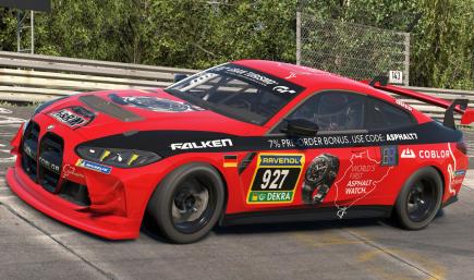 Coblor Nürburgring Asphalt Watch Red BMW M4 G82 GT4 Evo