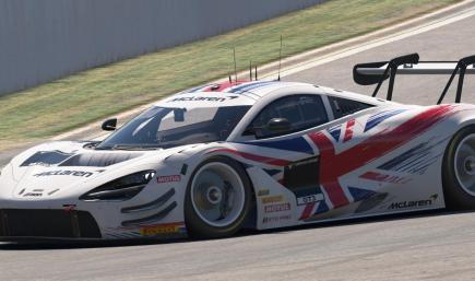 McLaren 720s GT3 EVO ....   NO NUMBER