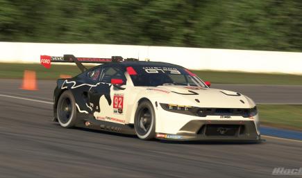 FP White & Black IMSA Mustang GTD PRO
