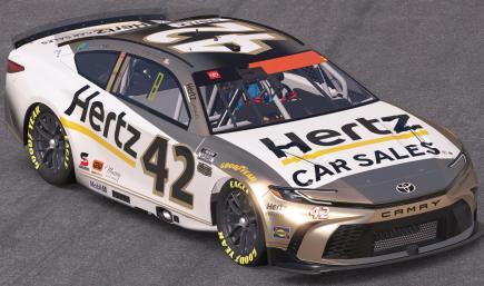 John Hunter Nemechek Legacy Motor Club Hertz Car Sales