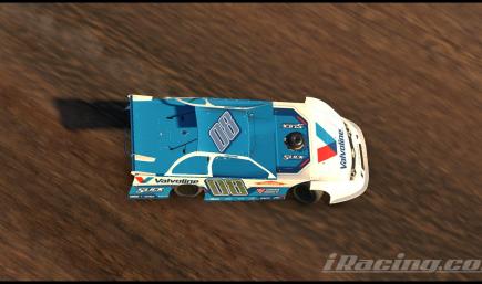 Brayden Simms Valvoline Rocket XR1 Dirt Late Model by Slick Race Graphics
