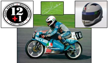 Casco Homenaje a Ángel Nieto (12+1 Campeón del Mundo)