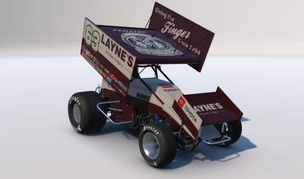 Laynes Chicken Fingers Winged Sprint Car