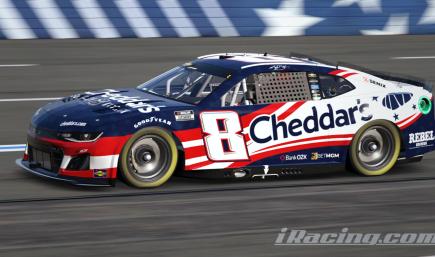 Kyle Busch 2025 Cheddars Patriotic (Sim #)