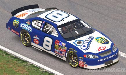 Dale Jr. 2004 Oreo Busch car at Daytona 