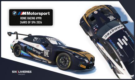 ROWE RACING #998 - 24hrs of Spa 2024 - #sixliveries