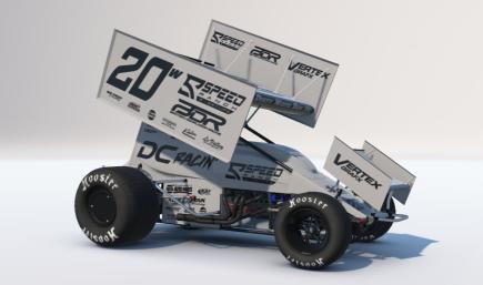 Justin White Dirt Winged Sprint Car