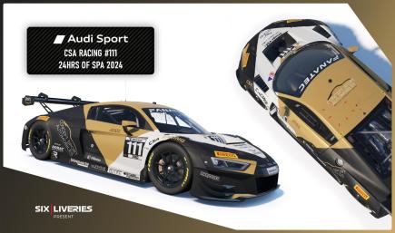 CSA RACING #111 - 24hrs of Spa 2024 - #sixliveries