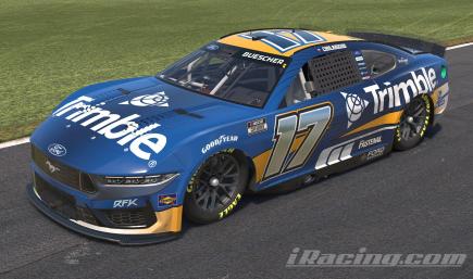 2025 17 Chris Buescher Trimble Ford