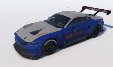 Georgia State Police Slick Top Mustang Dark Horse