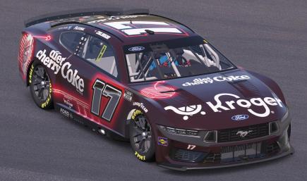 Chris Buescher RFK Racing Diet Cherry Coke