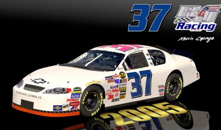 (SS) 2005 #37 Kevin Lepage Unsponsored (Chevy) Sim Stamped Number