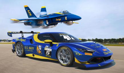 Ferrari 296 Challenge Blue Angels