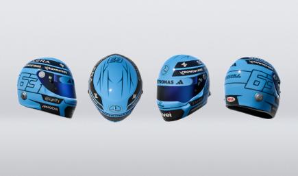 george russell 2025 mercedes amg