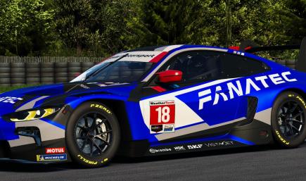 BMW M4 GT3 - Neon Blue FANATEC