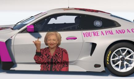 Betty White Beemer BMW M4 GT3 
