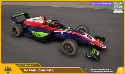 2025 F3 Champion Rafael Camara