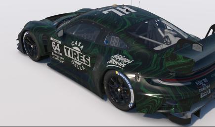 Casa Della Tires Porsche 911 GT3 R Green edition 