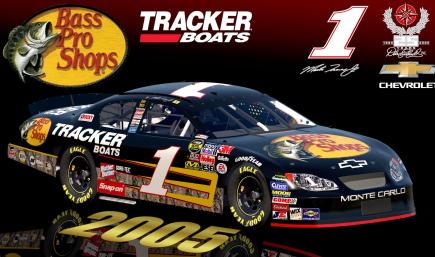 2005 #1 Martin Truex Jr Bass Pro Shops v2 Chevrolet Monte Carlo