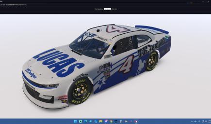 SimStamp - Christian Herklotz - THDesigns / LUCAS OIL - 2025 FedEx Xfinity Series