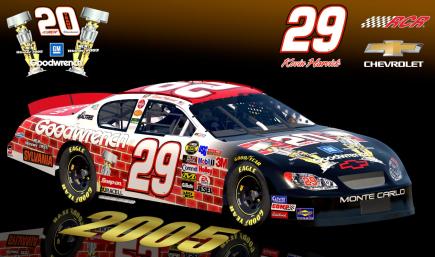 2005 #29 Kevin Harvick 20 Years Brickyard 400 Chevrolet Monte Carlo