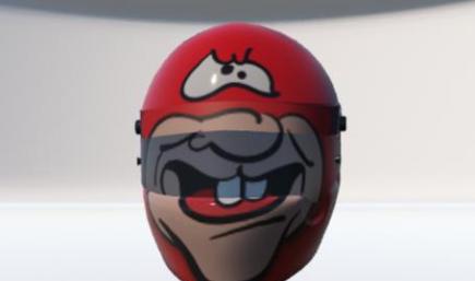 Noid face helmet
