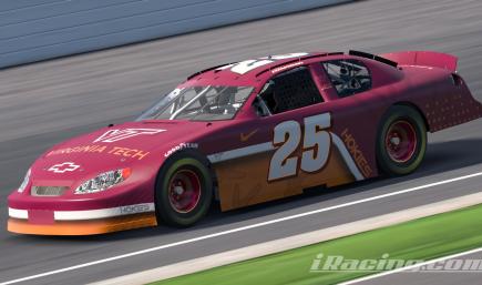 Andrew Champman #25 Virginia Tech Hokies Monte Carlo