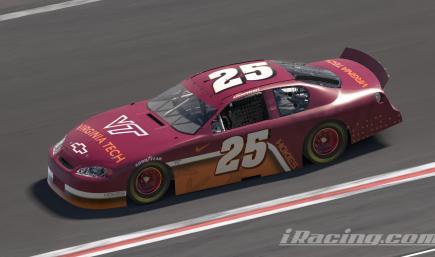 Andrew Champman #25 Virginia Tech Hokies Monte Carlo SS