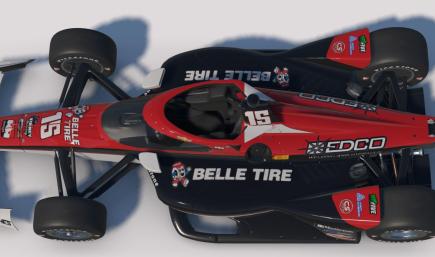 #15 Belle Tire Chevy Dallara IR18 ICAR Series Scheme