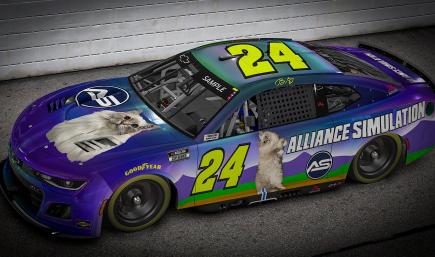 Alliance Simulation Jeff Gordon Looney Tunes Bugs Bunny Throwback