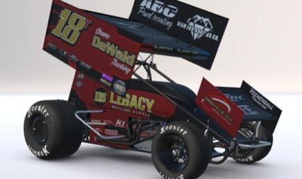 Tanner Holmes 2025 Knoxville Nationals Paint Scheme