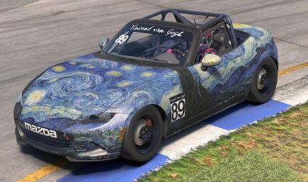 The Starry Night Mazda MX-5 Cup