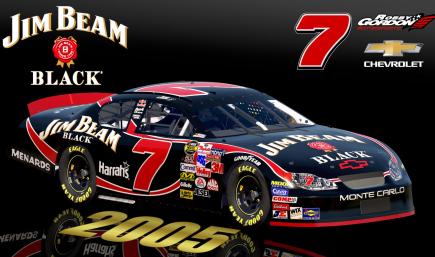 2005 #7 Robby Gordon Jim Beam Black Chevrolet Monte Carlo