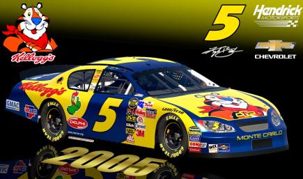 2005 #5 Kyle Busch Kelloggs v3 Chevrolet Monte Carlo