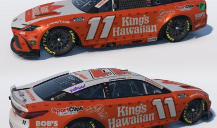 2025 Denny Hamlin Kings Hawaiian Daytona Camry No Num