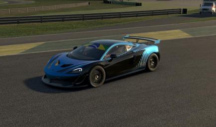 McLaren 570S GT4 Metalic Blue