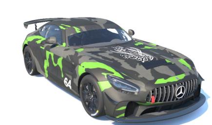 Green Military Camo Arabic Matte