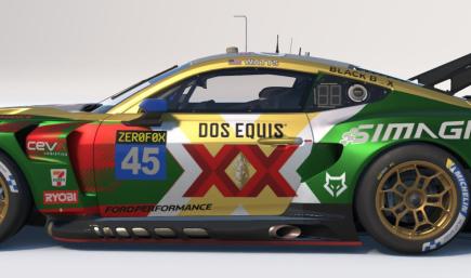 Mike Watts Dos Equis Mustang GT3